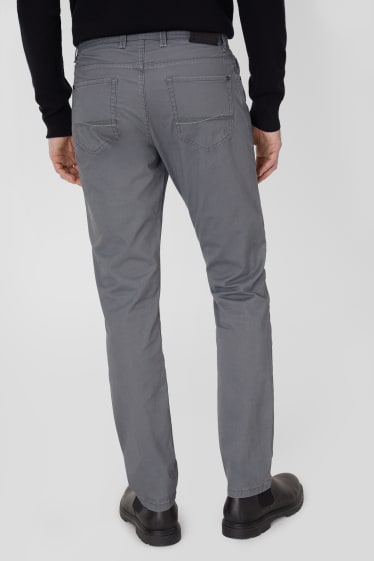 Men - Trousers - Straight Fit - gray