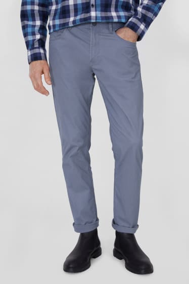 Men - Trousers - Straight Fit - blue
