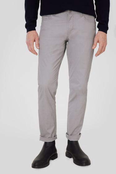 Uomo - Pantaloni - Straight Fit - grigio chiaro