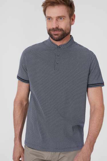 Men - Polo shirt - dark blue