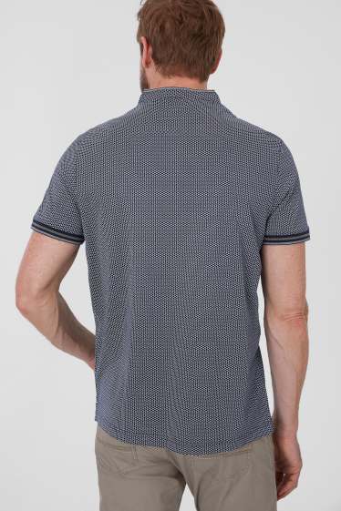 Men - Polo shirt - dark blue