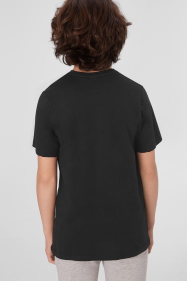 Children - Minecraft - short sleeve T-shirt - black