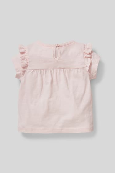 Baby Girls - Baby short sleeve T-shirt - pale pink
