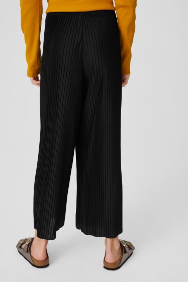 Kinderen: meisjes - Broek - Palazzo - zwart