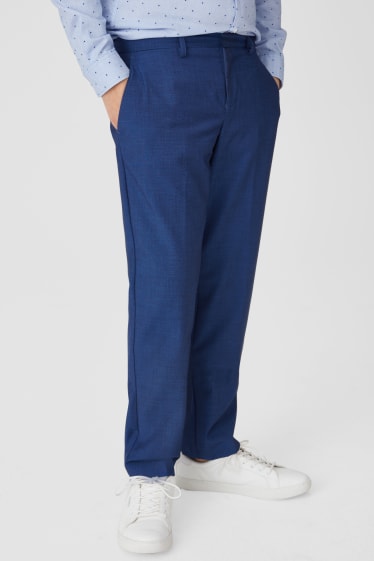 Enfants - Pantalon de costume - bleu foncé