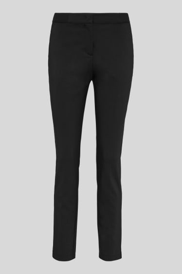 Women - Trousers - slim fit - black