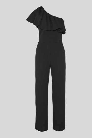 Dames - Jumpsuit - feestelijk - zwart