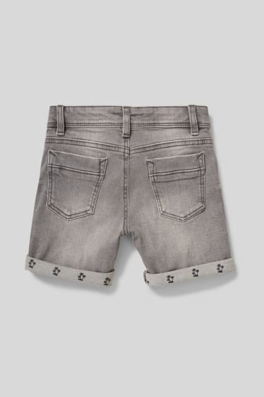 Enfants - Bermuda en jean - jean gris