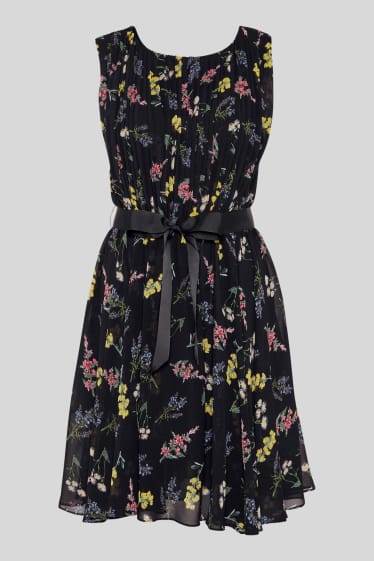 Women - Fit & flare dress - formal - black