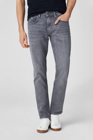 Heren - Slim jeans - jeansgrijs