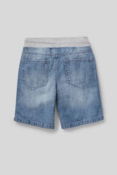 Kinderen - Bermuda van spijkerstof - jeansblauw