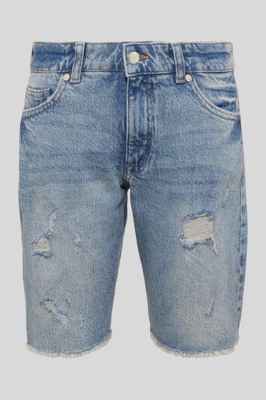 Dames - CLOCKHOUSE - bermuda van spijkerstof - jeanslichtblauw