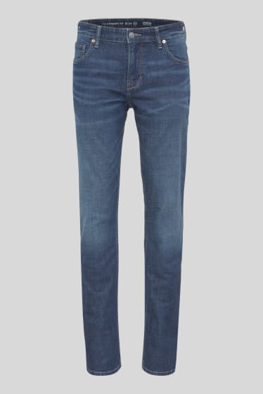 Men - Straight jeans - denim-dark blue
