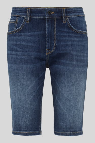 Heren - CLOCKHOUSE - korte spijkerbroek - jeansblauw
