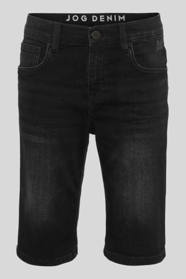 Bambini - Bermuda di jeans - jog denim - nero