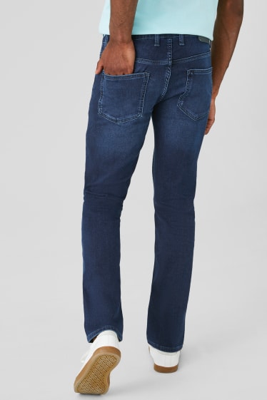 Men - Slim jeans - jog denim - denim-dark blue