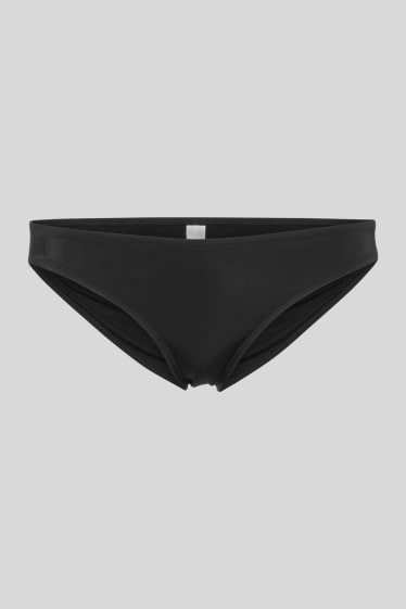 Donna - Slip bikini - vita bassa - nero