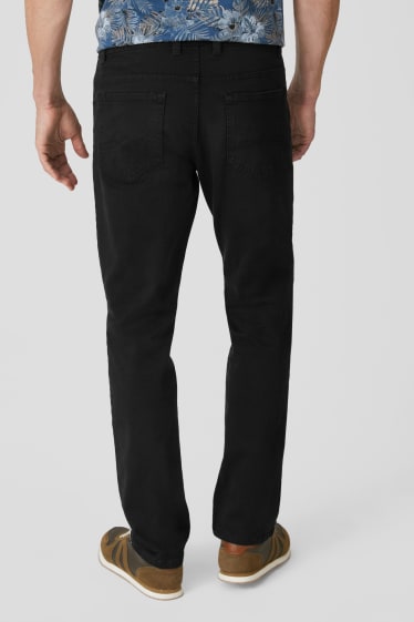 Herren - Hose - Regular Fit - schwarz