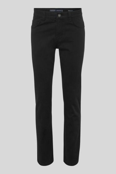 Uomo - Pantaloni - regular fit - nero