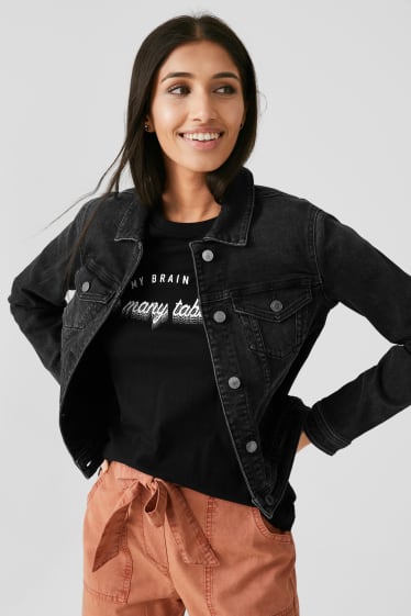 Teens & young adults - CLOCKHOUSE - denim jacket - denim-dark gray