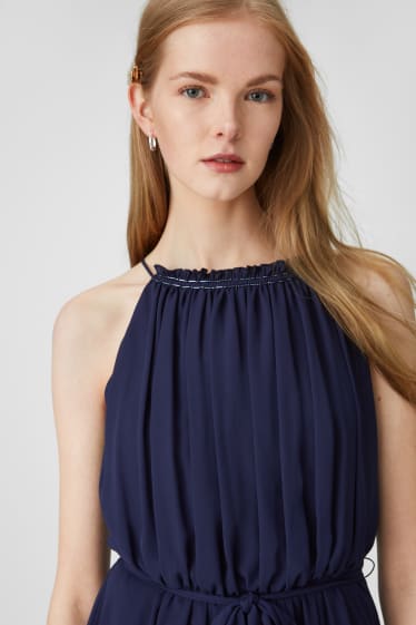 Women - Fit & flare dress - formal - dark blue