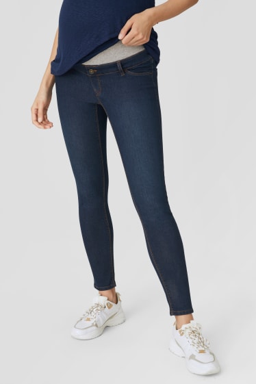 Damen - Umstandsjeans - Skinny Jeans - dunkelblau