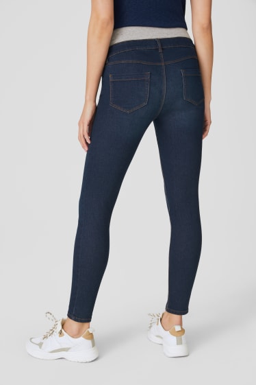Damen - Umstandsjeans - Skinny Jeans - dunkelblau