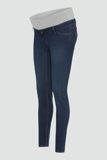 Kobiety - Dżinsy ciążowe - skinny jeans - ciemnoniebieski