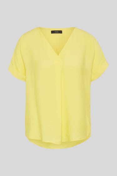 Damen - Bluse - gelb
