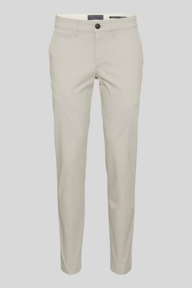 Herren - Chino - Slim Fit - grau