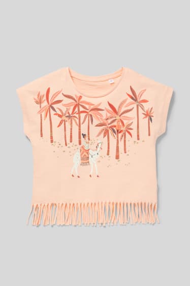 Bambini - T-shirt - effetto brillante - rosa