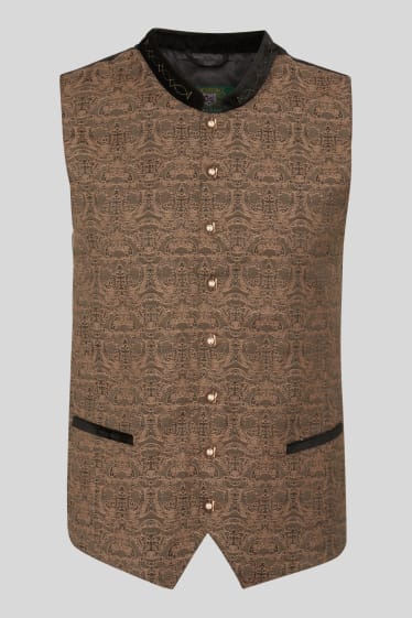 Hommes - Veston traditionnel - noir / beige