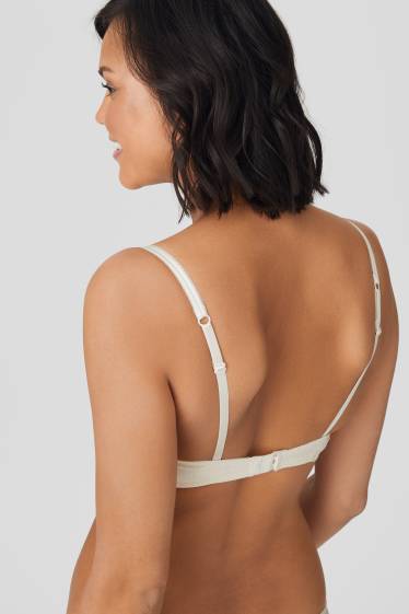 Women - Underwire bra - DEMI - padded - pale pink