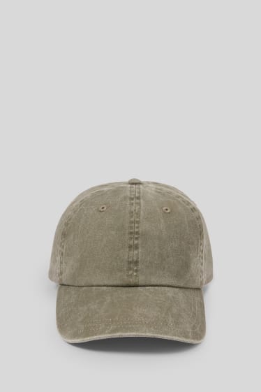 Herren - Jeans-Cap - grün