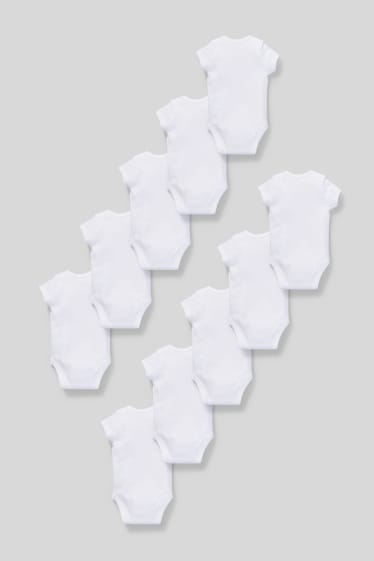 Babys - Set van 10 - rompertje - wit