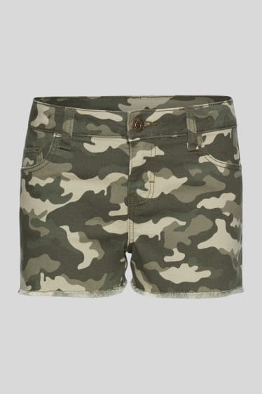 Kinderen - Shorts - camouflage