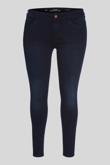 Nastolatki - CLOCKHOUSE - jegging jeans - dżins-ciemnoniebieski