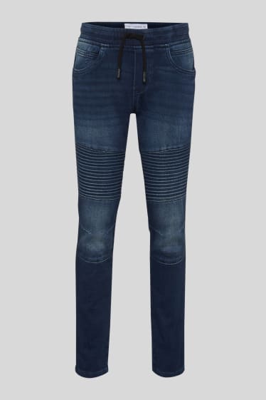 Kinder - Tapered Jeans - jeans-dunkelblau
