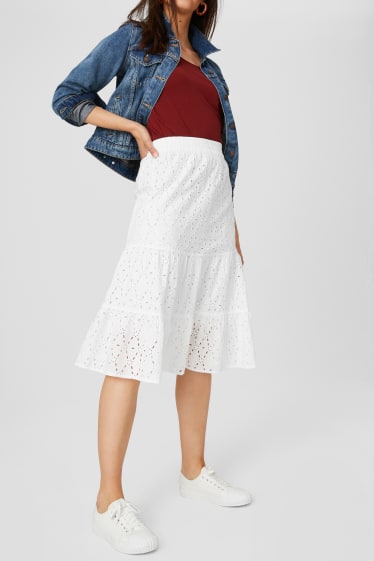 Women - Skirt - white