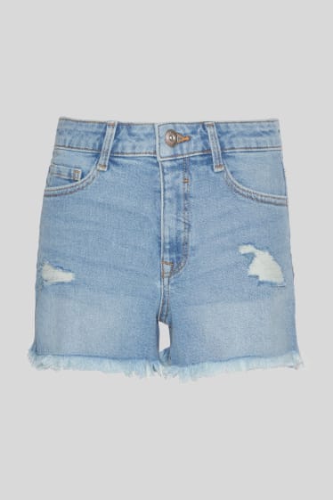 Women - CLOCKHOUSE - denim shorts - light blue