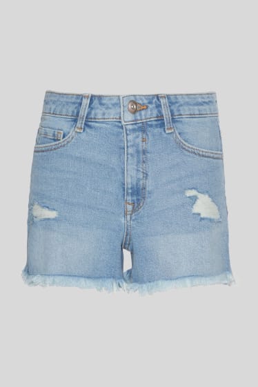 Damen - CLOCKHOUSE - Jeans-Shorts - hellblau