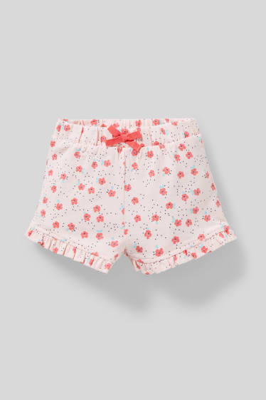 Neonati - Shorts per bebè - rosa / rosso
