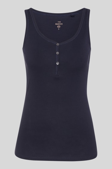 Women - Basic top - dark blue