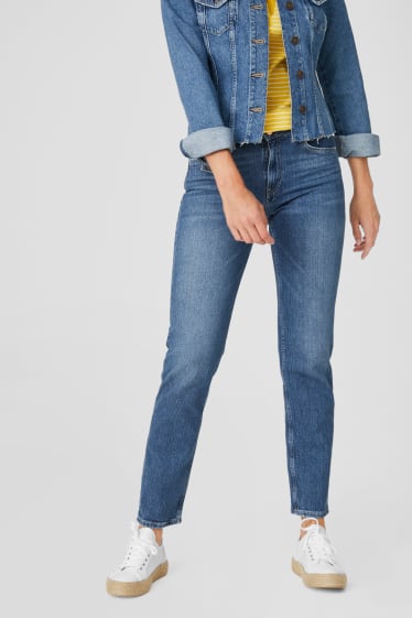 Damen - Premium Straight Jeans - jeans-dunkelblau