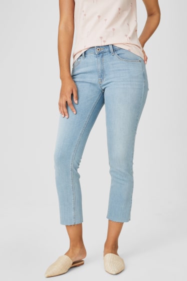 Kobiety - Slim jeans - dżins-jasnoniebieski
