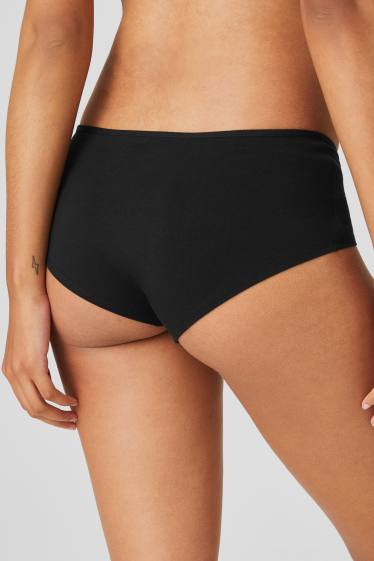 Women - Multipack of 5 - hipster briefs - black