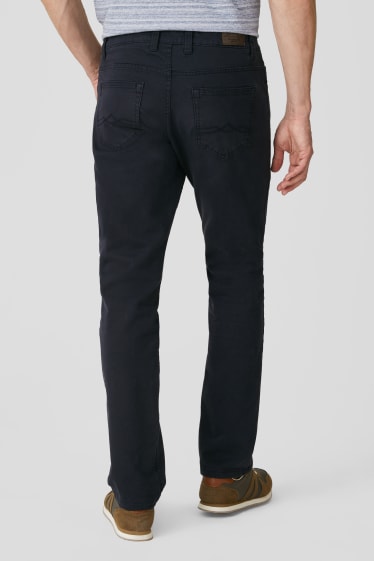 Hommes - Pantalon - regular fit - bleu foncé