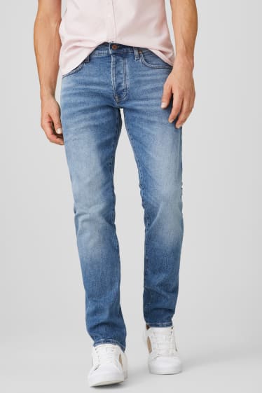 Heren - Slim jeans - jeansblauw