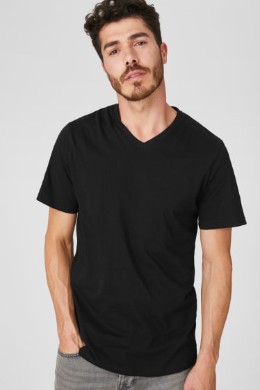 Hommes - Lot de 2 - T-shirts - noir