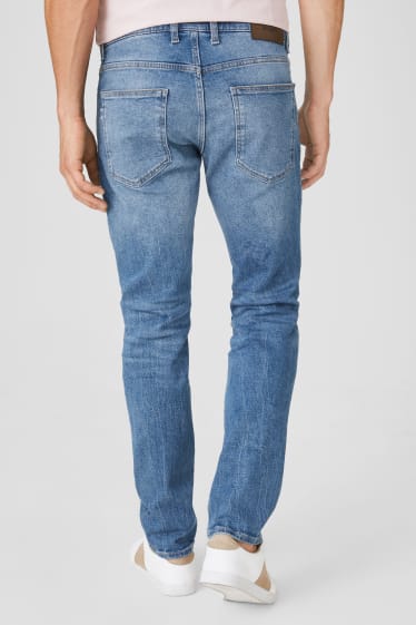 Bărbați - Slim jeans - denim-albastru